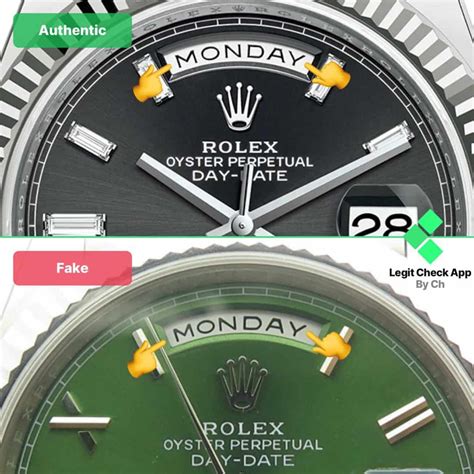 rolex day date real vs fake|rolex knockoff watches day date.